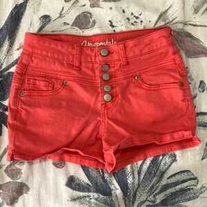 High rise shorty Pink shorts 00